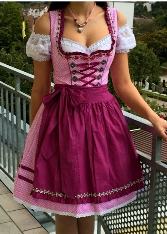 ☆Krüger Madl☆ Zauberhaftes Dirndl Gr 36 S Wasen~Oktoberfest~Motto Neuwertig - Bild 1 von 4