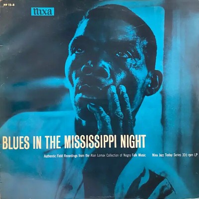 Alan Lomax Blues In The Mississippi Night GATEFOLD JAPAN Nixa Vinyl LP
