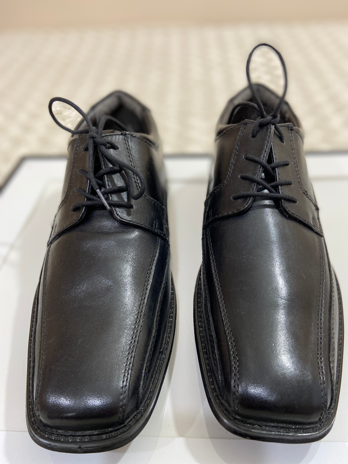 Dockers Perspective Men Dress Shoes Black Leather 9W … Gem