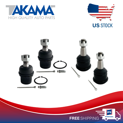 #ad 4pc Front Lower and Upper Ball Joint for 2003 2013 Dodge Ram 2500 3500 4x4 8 Lug $999.00