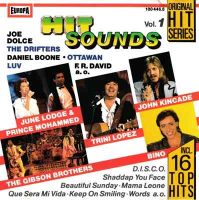 CD Joe Dolce / The Drifters / Daniel Boone a.o. Hit Sounds Vol. 1 Europa