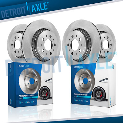 13.23'' Front and 12.13'' Rear Disc Brake Rotors Kit for 2003 - 2014 Volvo XC90