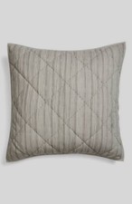 Nordstrom at Home Euro Sham Pillow Cover Cotton Striped Modern Decor Bedding