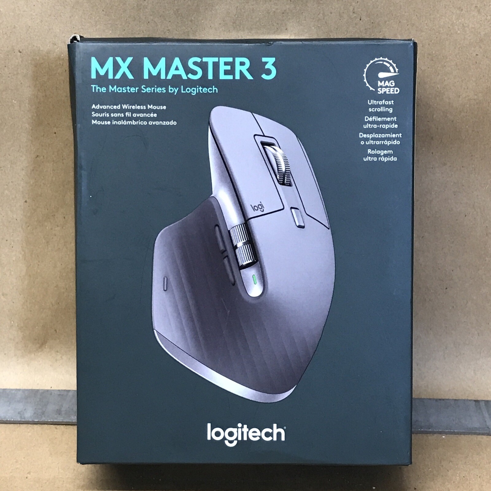 Logitech MX Master 3 Advanced Wireless Mouse - Mid Grey for sale online