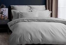 Belledorm 450 Thread Count Pima Cotton Bed Linen in Platinum Grey