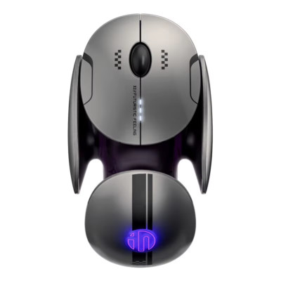 X2 Silent Bluetooth Maus Metallfuß Wiederaufladbare Kabellose Gaming Maus für Comp