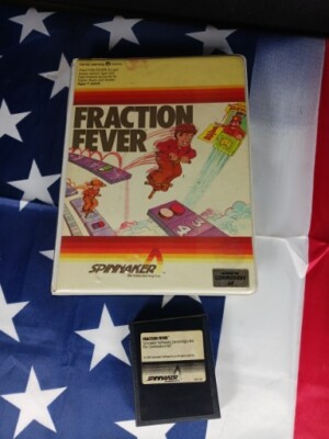 Commodore 64 Game Fraction Fever With Case (No Manual )