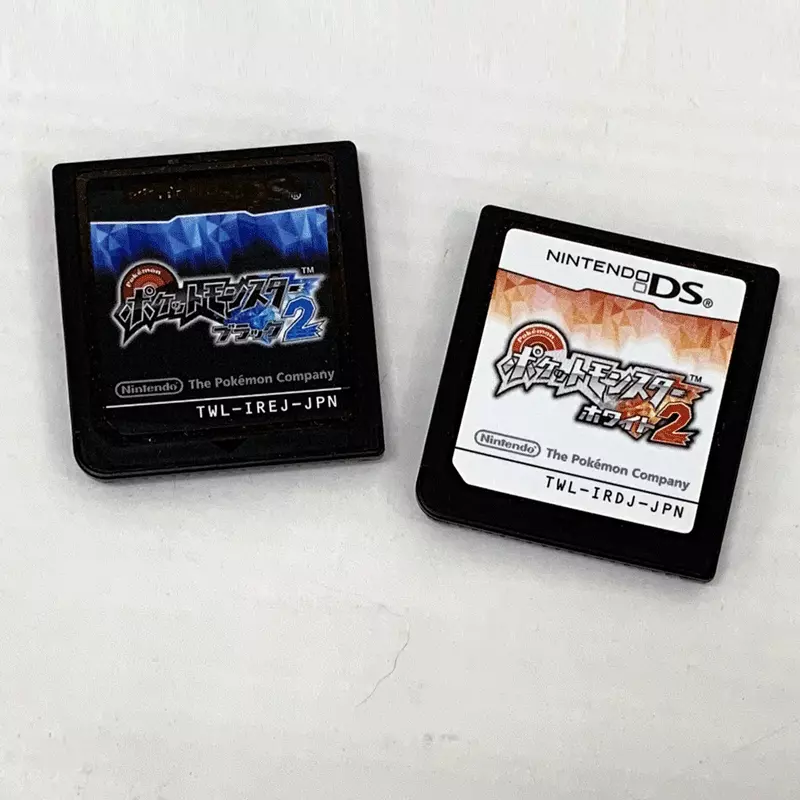 Pokemon black 2 and White 2 Nintendo Japanese Games DS Set