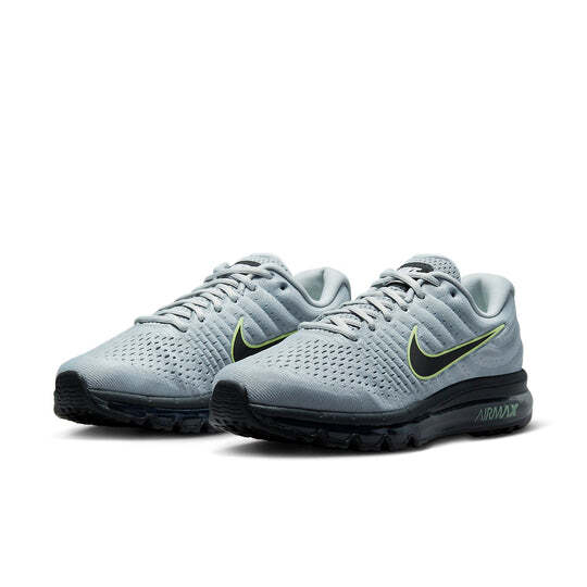 Nike Air Max 2017 Wolf Grey Pure Platinum Volt 849559-012 sz 8.5