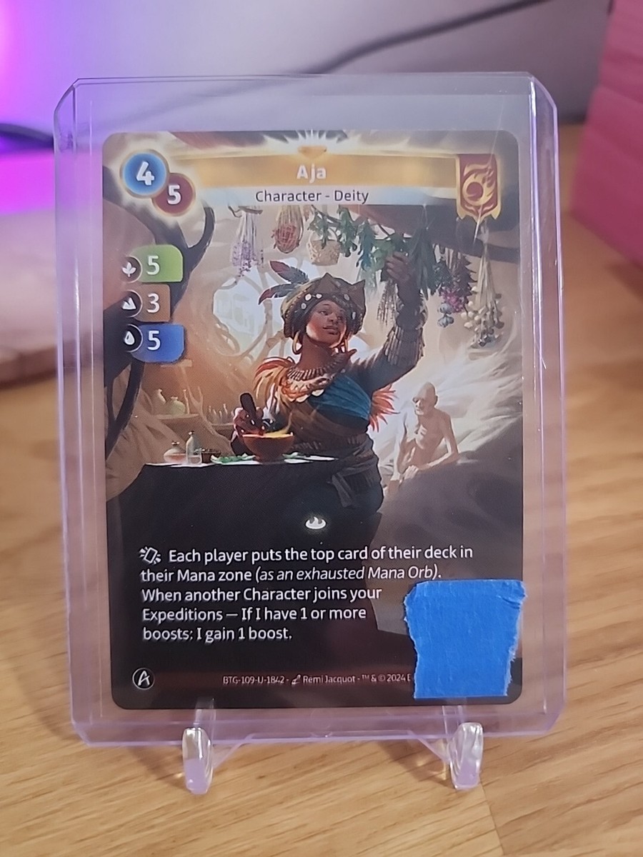 Altered TCG Aja Unique card - Kickstarter Exclusive