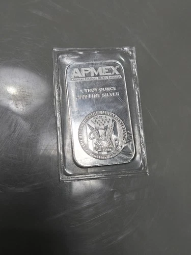 .999 Silver Bar From Apmex- Tested Good- Multiple Available No Reserve