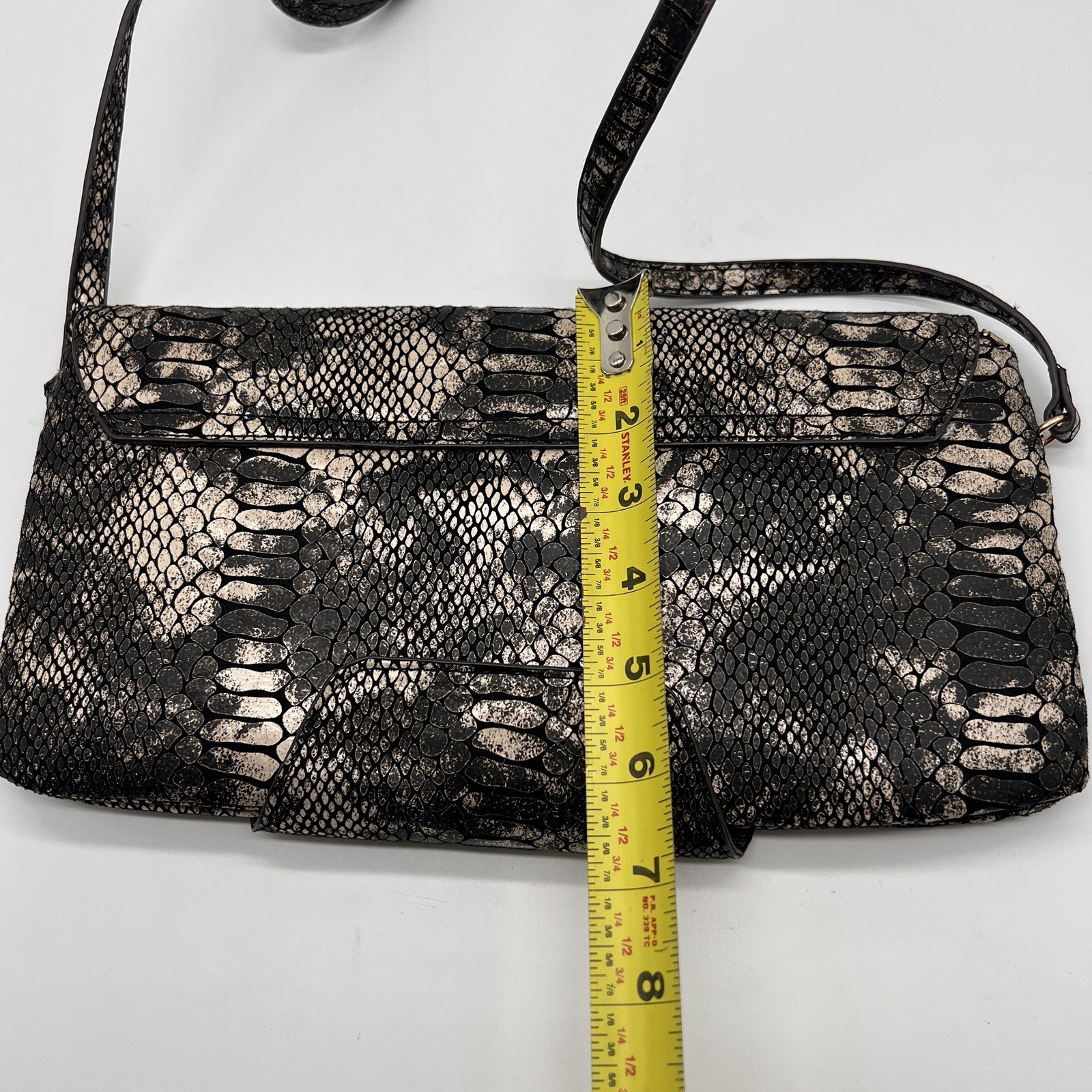 URBAN EXPRESSIONS Metallic Python Print Envelope … - image 3