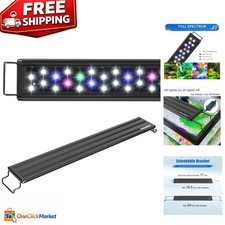Brilliant Full-Spectrum LED Aquarium Light for 18-24 Inch Tanks, Touch Control