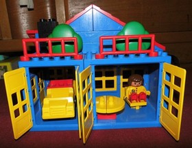 Lego Duplo Town Car Workshop with Gas Station Tow Truck 2657 Tanker Truck 3091