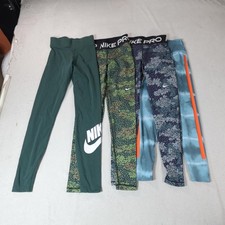 Nike Leggings Womens XS Green Lot Of 4 High R...