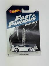 Hot Wheels Fast & Furious '94 Toyota Supra White - Furious 7 #7/8