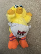Hasbro Softies Vintage SESAME STREET Baby Big Bird Plush 1980s
