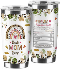 Birthday Gifts for Mom from Daughter, Best Mom Ever 20 Oz Tumbler, Moms Birthday