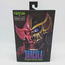 NEW  NECA TMNT X UNIVERSAL MONSTERS SHREDDER AS DRACULA PURPLE WALMART EXCLUSIVE