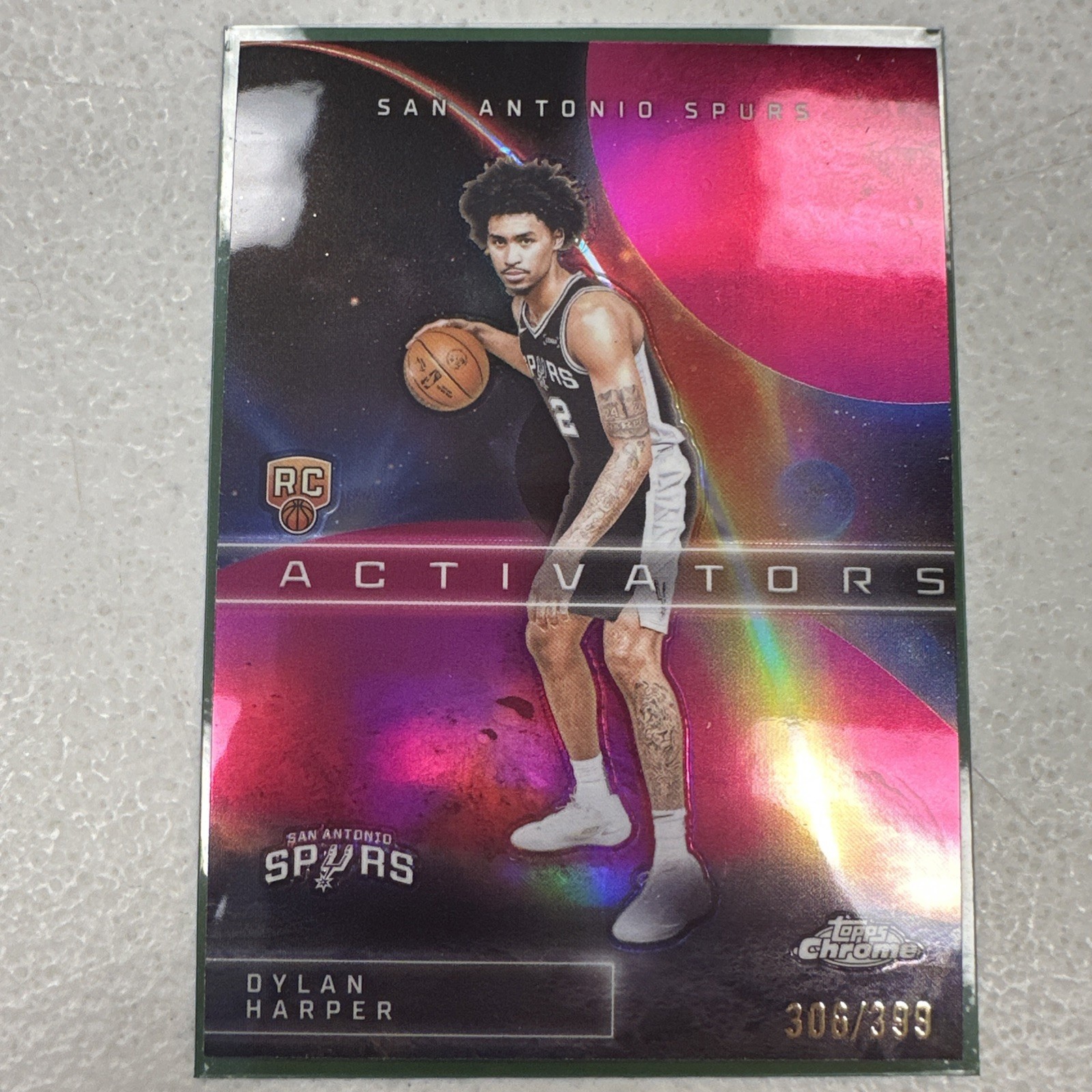 2025-26 Topps Chrome Dylan Harper RC Activators Refractor  SP /399