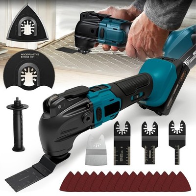 Oszillierendes Multitool Multifunktionswerkzeug Schneiden Schleifen Brushless