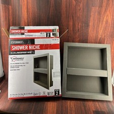 Everbilt Watershield Shower System Shower Niche 13.25" x 15.25" x 3.5" (Read) Everbilt Watershield Shower System Shower Niche 13.25" x 15.25" x 3.5" (Read) - Image 1