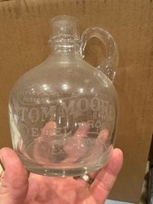 Eitel Bros. TOM MOORE Etched Clear Glass Whis...