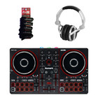 NUMARK PARTY MIX III 2-Deck DJ Controller w/Party Lights built-in + Headphones