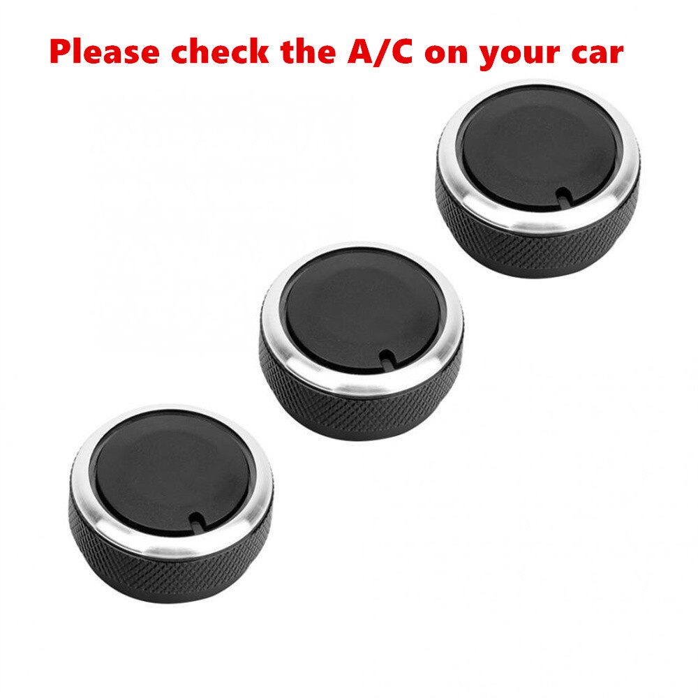 3pcs/set Car Air Condition A/C Switch Control Knob For Toyota Tacoma 2005-2015
