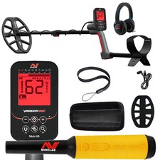 Minelab VANQUISH 560 Waterproof Multi-Frequency Metal Detector with Pro-Find 35