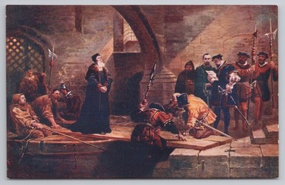 Cranmer am Verrätertor F Goodall Art Tate Gallery Gale and Polden 1832
