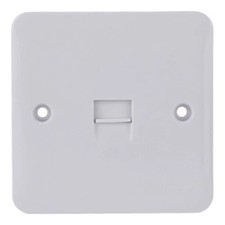 Schneider Lisse GGBL7062 Secondary Telephone Socket  Square Edge