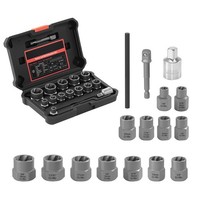 Uimoso SchraubenlöSer Und Bolzenausdreher-Set, 16-Teilig, Tragbar