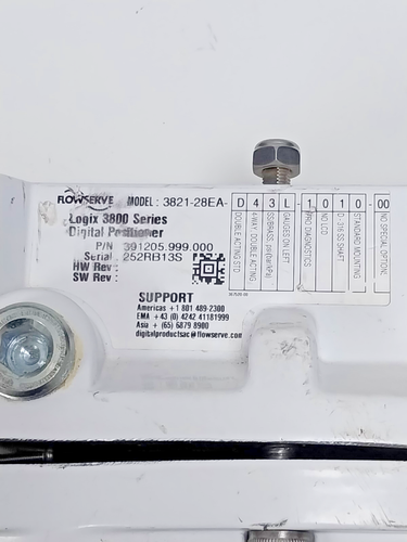 Flowserve Logix 3800 Series Digital Valve Positioner 3821-28EA-D43L-1010-00 - Afbeelding 10 van 14