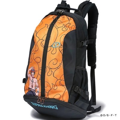 SPALDING ONE PIECE collaboration Basketball bag 32L Mera Mera no Mi from japan