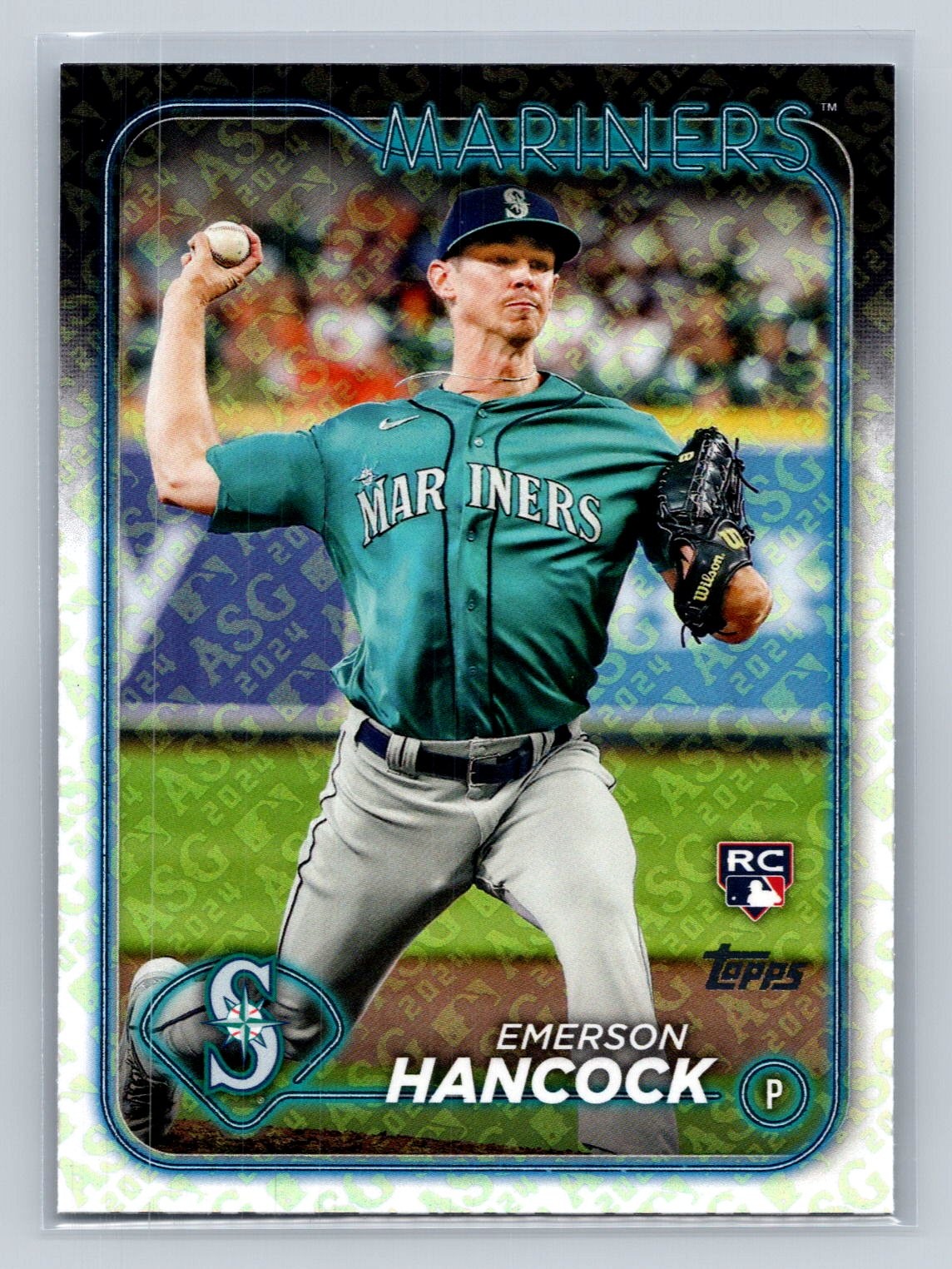 2024 Topps All-Star Game Baseball #39 Emerson Hancock RC ASG Foil Mariners