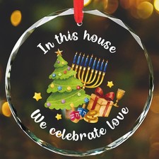 Hanukkah Ornaments for Tree Decorations, Jewish Christmas Ornament Gifts for ...
