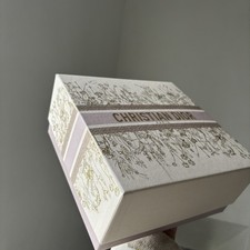  DIOR Pink Gold Gift Box Medium NEW Wrapping Paper Present Floral tissue paper