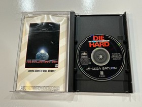 Die Hard Trilogy (Sega Saturn) CIB Complete w/ Manual & Registration Card EXC