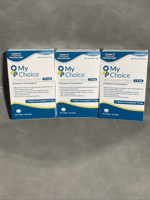 #ad 3 x My Choice Emergency Contraceptive Compare to Plan B One Step Exp 04 2027 $14.69