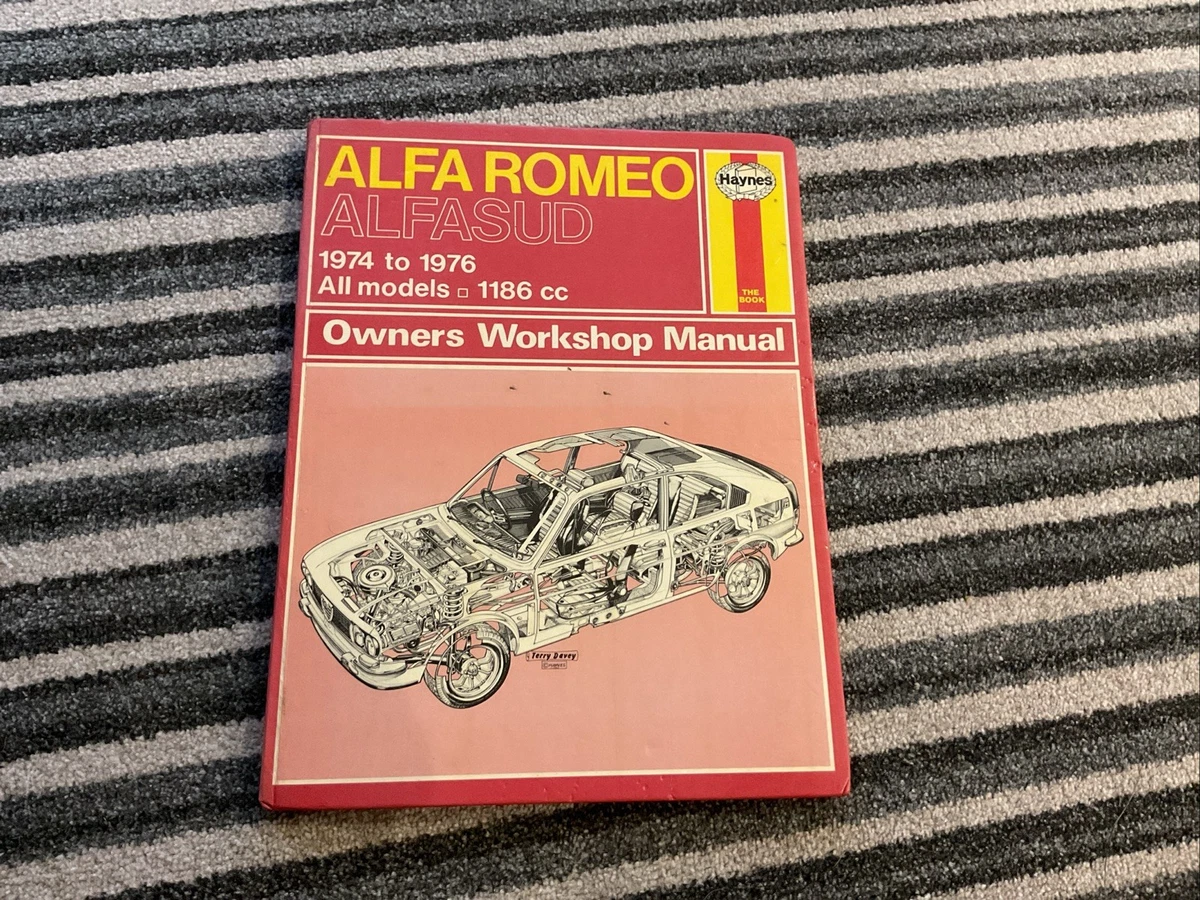 Haynes Owners Workshop Manual - Alfa Romeo Alfasud 1974-1976 