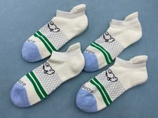 4 Pairs Bombas All-Purpose Performance Everyday Ankle Socks Women Size M