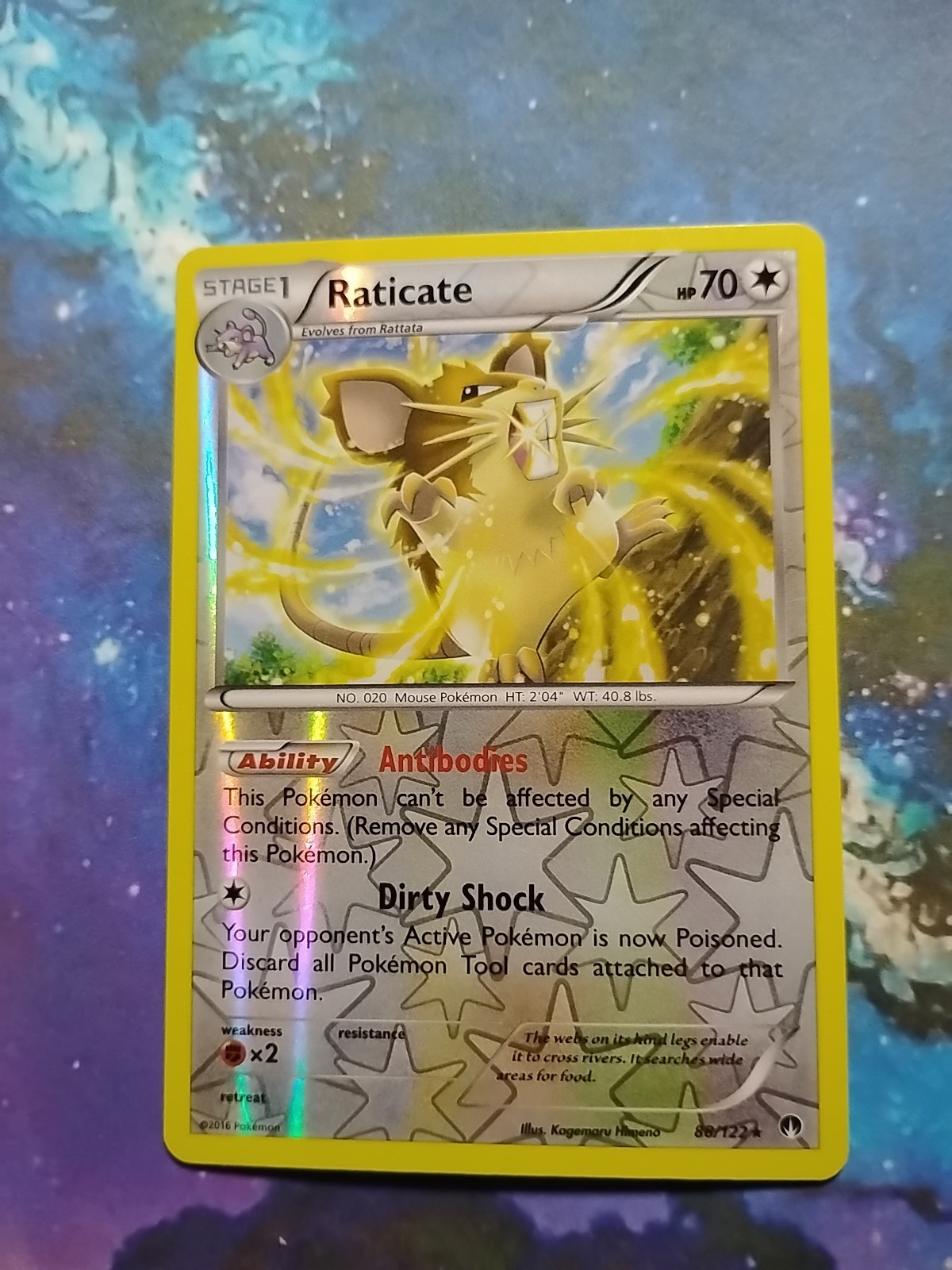 Raticate 88/122 Breakpoint Reverse Holo