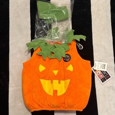 Hallow's Eve Baby Pumpkin Halloween Costume 12M NWT Glow in the Dark