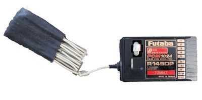 R149DP Futaba Receiver 9 Channel Dual Conversion PCM 1024 72 MHz