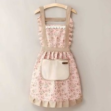 1Pcs Canvas Apron Women, Oil-Proof Stain-Resistant Adjustable Kitchen