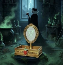 Bath & Body Works DISNEY VILLAINS EVIL QUEEN LIGHT UP BODY CARE TRAY NEW NIB!