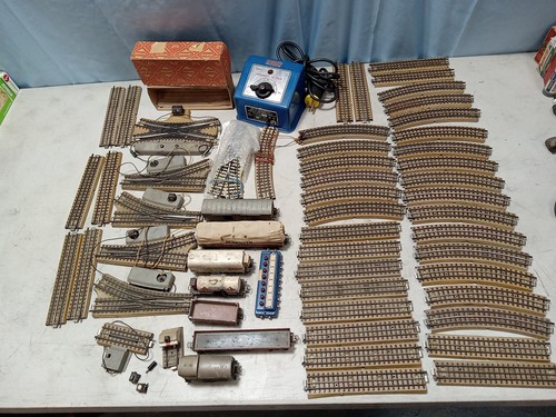 Vintage Marklin Super Train Set Untested 59 Pieces With Transformer ...