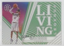 2020-21 Panini Illusions Living Legends Emerald Allen Iverson #13 HOF 6dp