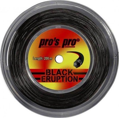Pro's Pro Tennissaite Black Eruption Tennis Saite 200m Rolle Top Preis